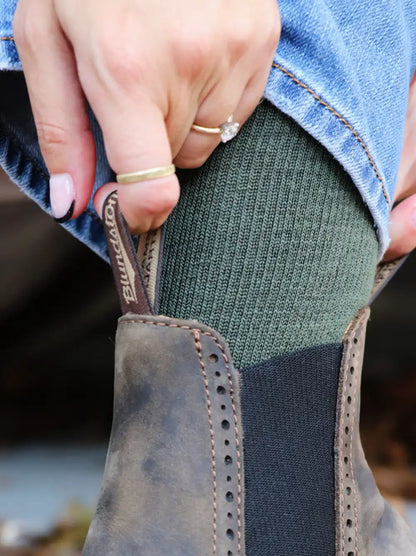 Cargo Green Merino Wool Blend Socks