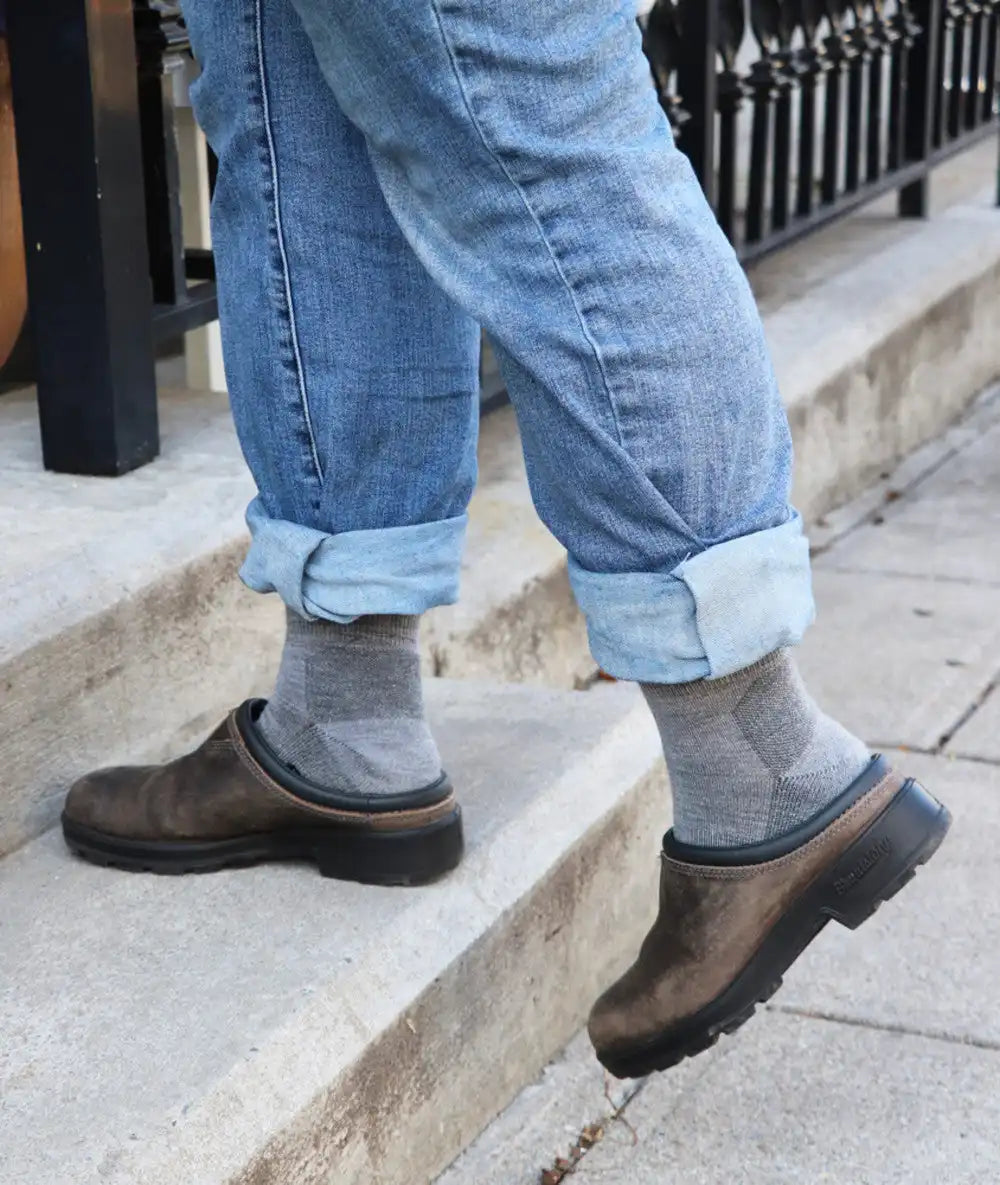 Forge Grey Merino Wool Blend Socks