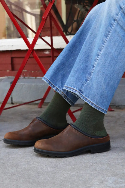 Cargo Green Merino Wool Blend Socks
