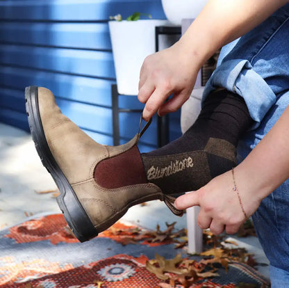 Coyote Brown Merino Wool Blend Socks