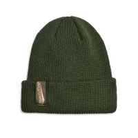 Green Wool Blend Beanie
