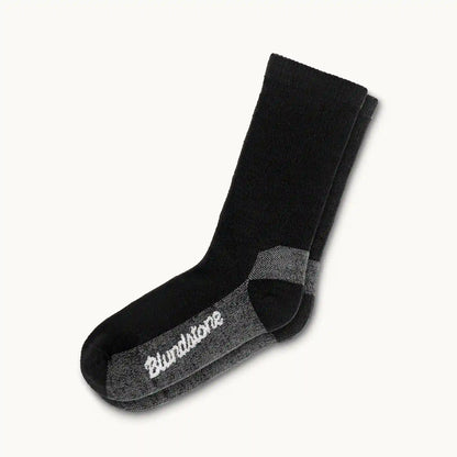 Black Merino Wool Blend Socks