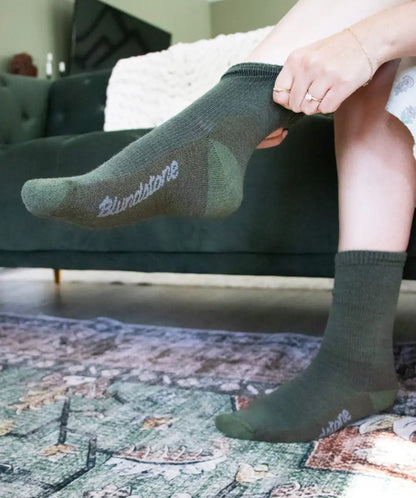 Cargo Green Merino Wool Blend Socks