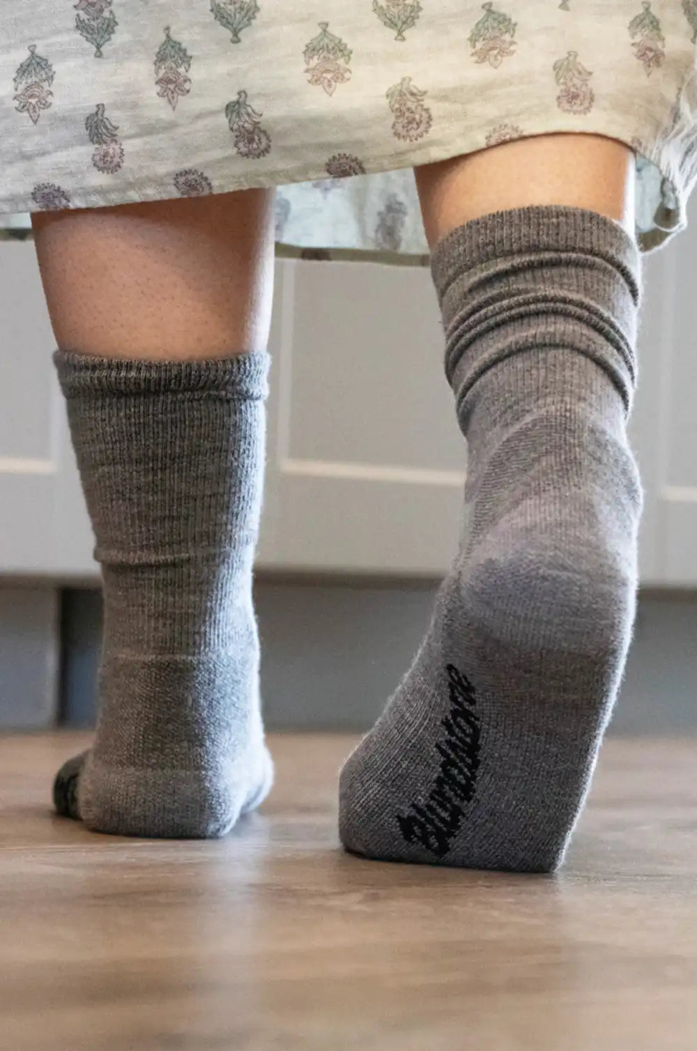 Forge Grey Merino Wool Blend Socks