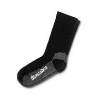Black Merino Wool Blend Socks