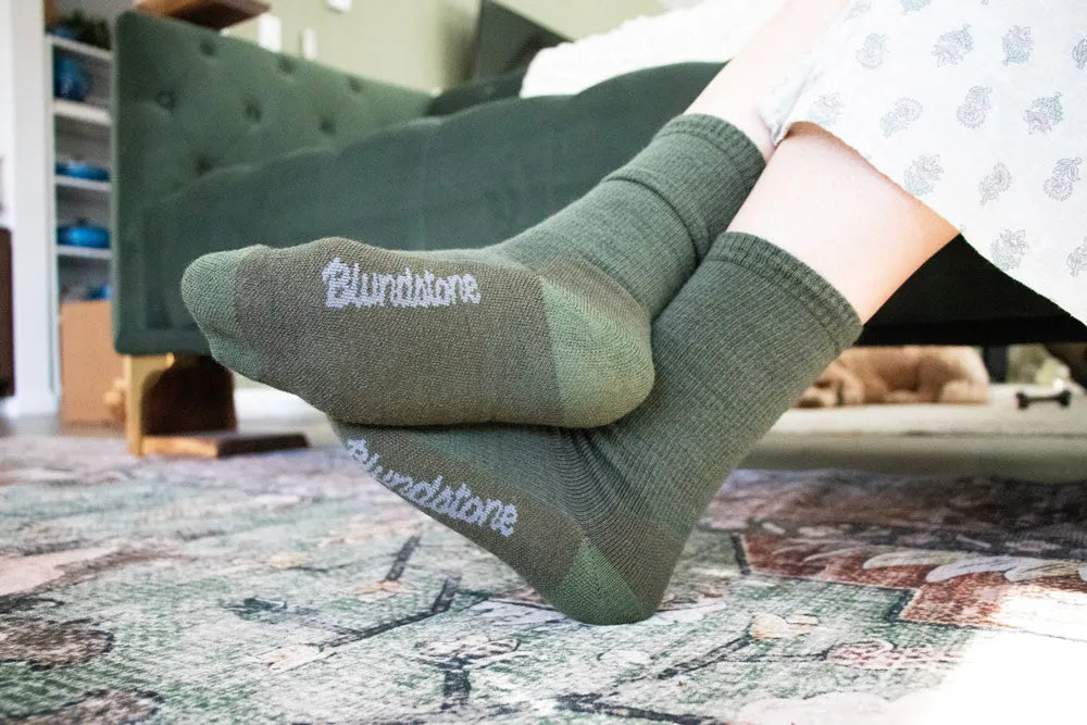 Cargo Green Merino Wool Blend Socks