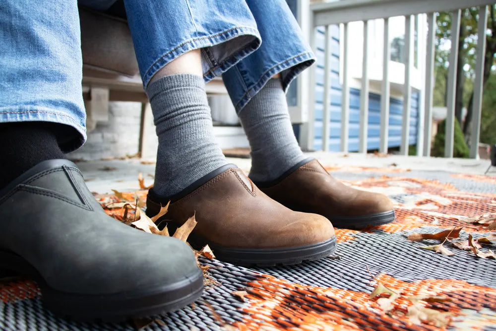 Forge Grey Merino Wool Blend Socks