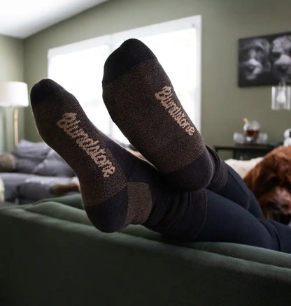 Coyote Brown Merino Wool Blend Socks